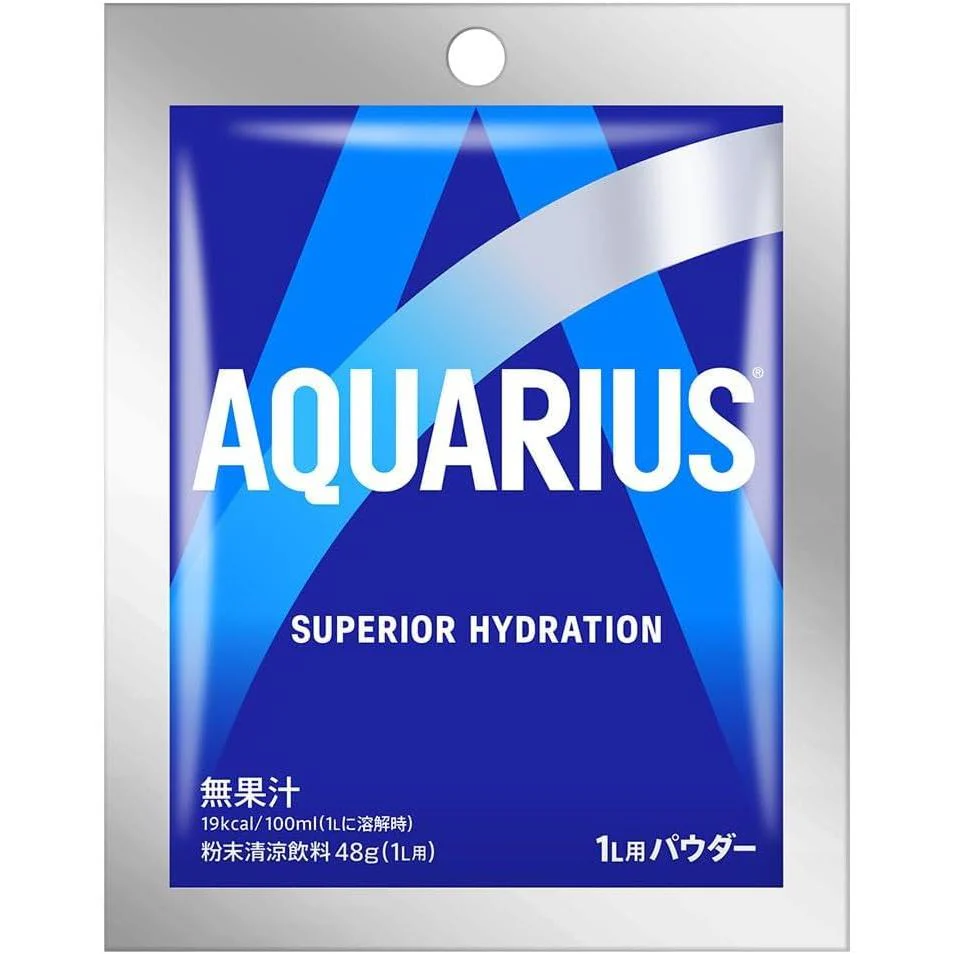 Aquarius Sports Drink Powder Ion Supply Hydration Mix 48g (5 Bags) - Image 3