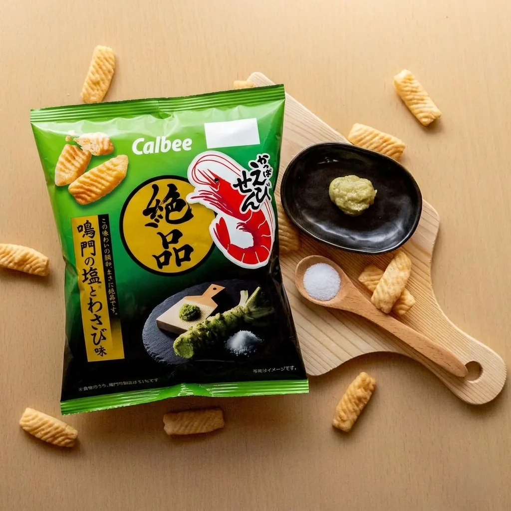 Calbee Kappa Ebisen Premium Salty Wasabi Flavor (Pack of 3) - Image 3