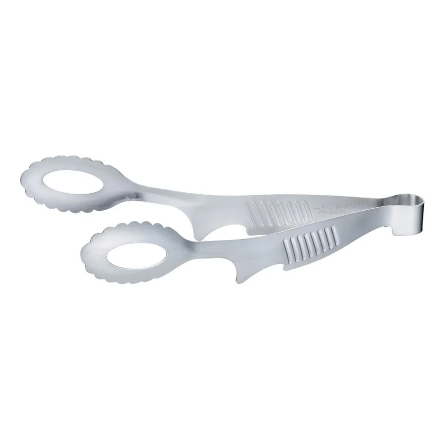 Deco Multi-Purpose Tongs Stainless Steel Slotted Kitchen Tongs 255mm