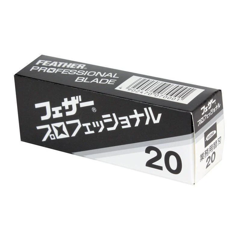 Feather Professional Blade PB-20 20 Blades (1 Pack)