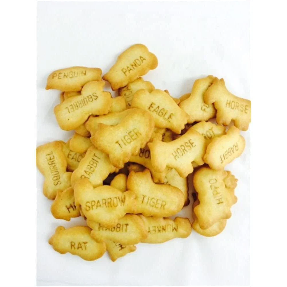 Ginbis Tabekko Dobutsu Animal Shaped Cookies 63g (Pack of 10) - Image 2