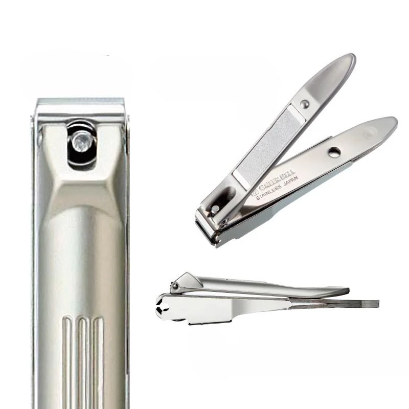 Green Bell Takuminowaza Nail Clipper Straight Blade with Catcher Large G-1130 - Image 4