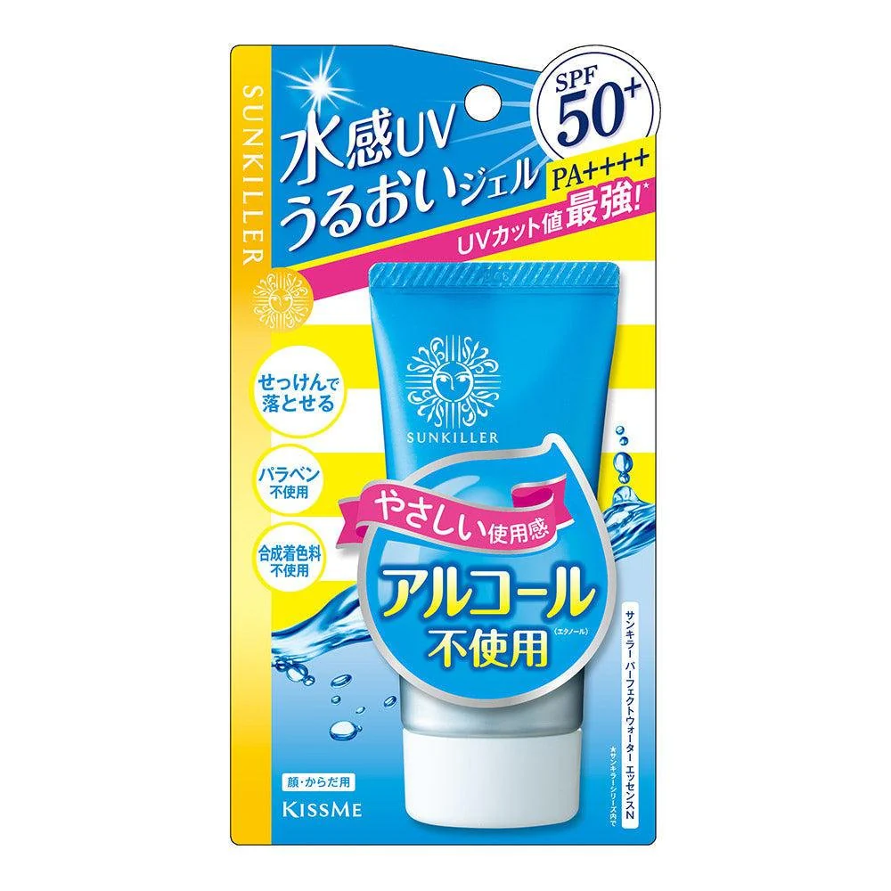 Isehan Sunkiller Perfect Water Essence Alcohol-Free Sunscreen SPF50+ PA++++ 50g