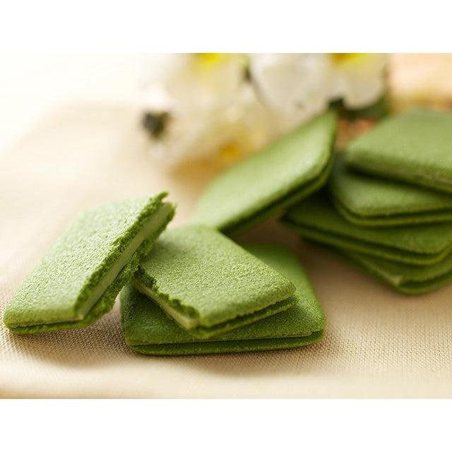 Itohkyuemon Uji Matcha Langue de Chat Cookies 10 Pieces - Image 4