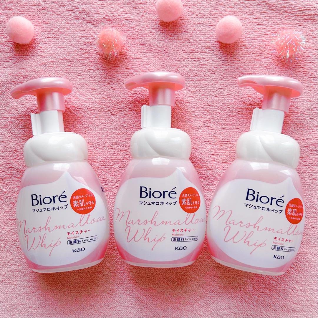 Bioré Marshmallow Whip Face Wash Foam Rich Moisture 150ml - Image 2