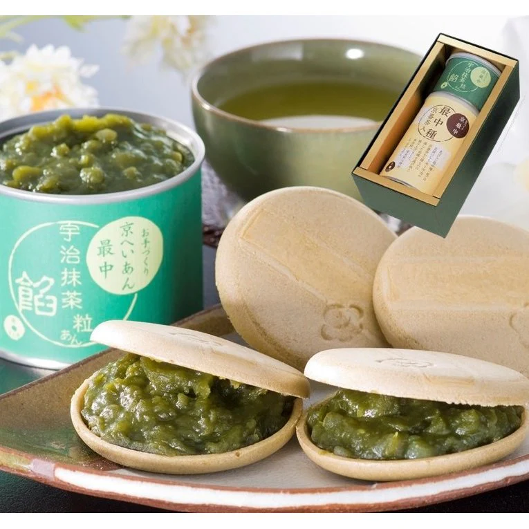 Kiyosen Monaka Wafer Uji Matcha Azuki Paste Wagashi Making Set - Image 2