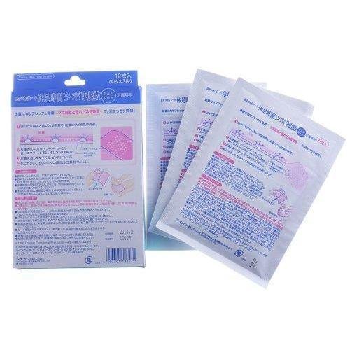 Kyusoku Jikan Cooling Gel Pad for Foot 12 Sheets - Image 2
