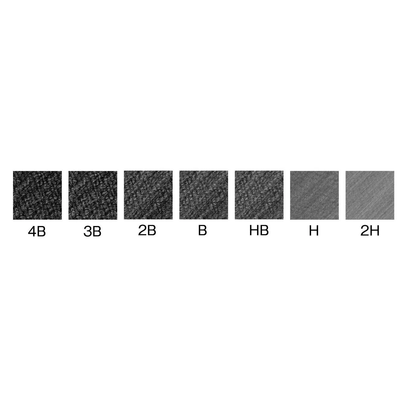 uni Mitsubishi Star Japanese Graphite Pencils 2B 12 Pieces - Image 2