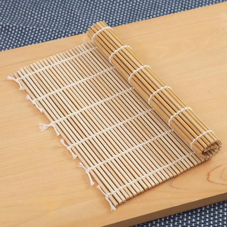 Natural Bamboo Sushi Rolling Mat (Made in Japan) 24cm - Image 2