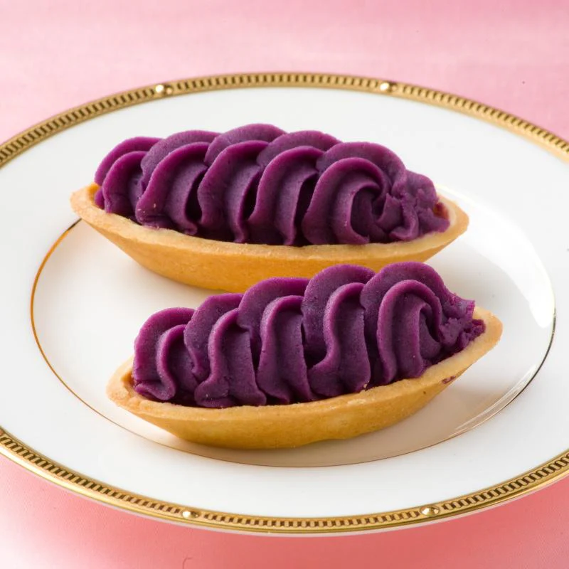 Okashi Goten Beni Imo Okinawa Purple Sweet Potato Tart 6 Pieces - Image 2