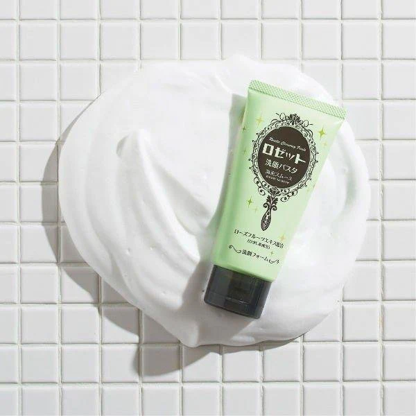 Rosette Cleansing Paste Sea Clay Smooth Foam Cleanser 120g - Image 3
