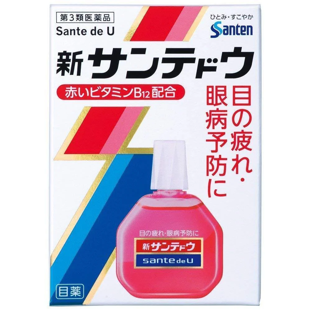 Sante de U Refreshing Eye Drops with Vitamin B12 for Tired Eyes 15ml